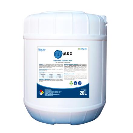 DETERGENTE ALCALINO TEXTIL 20L